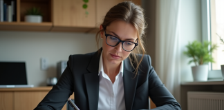 Immatriculation voiture luxembourgeoise en France : démarches et procédure explicites Femme d'affaires remplissant formulaires d'immatriculation