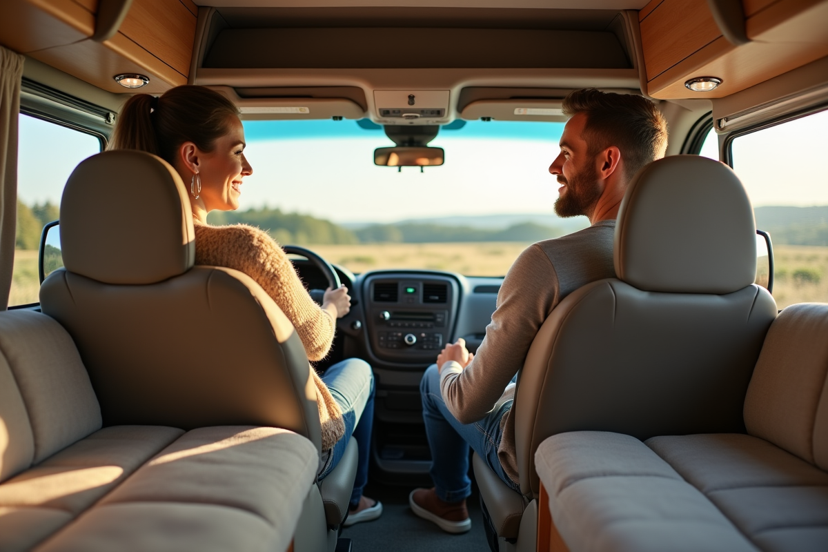 Couple détendu à l