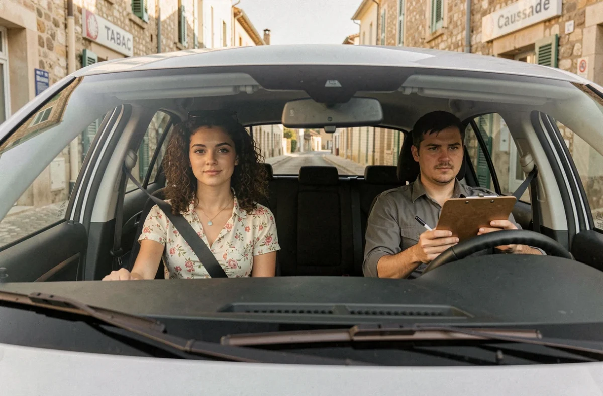 Jeune femme passant son permis de conduire avec l'auto-école Liberty Auto Rey à Caussade